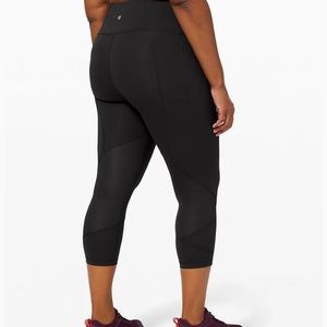 Lululemon pace rival high rise crop size 6